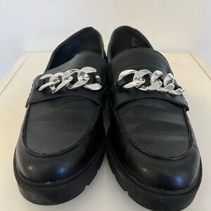 Anne Klein black loafers
